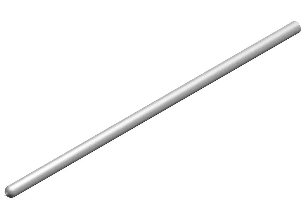 Vakuumröhre in glatter, weißer Ausführung, hergestellt von Bosch, mit abgerundetem Ende und ohne sichtbare Fittings oder Zubehör.